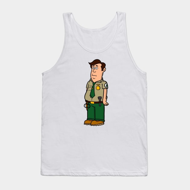 Brickleberry - Steve Williams - Ranger of the month! Tank Top by humoursimpson